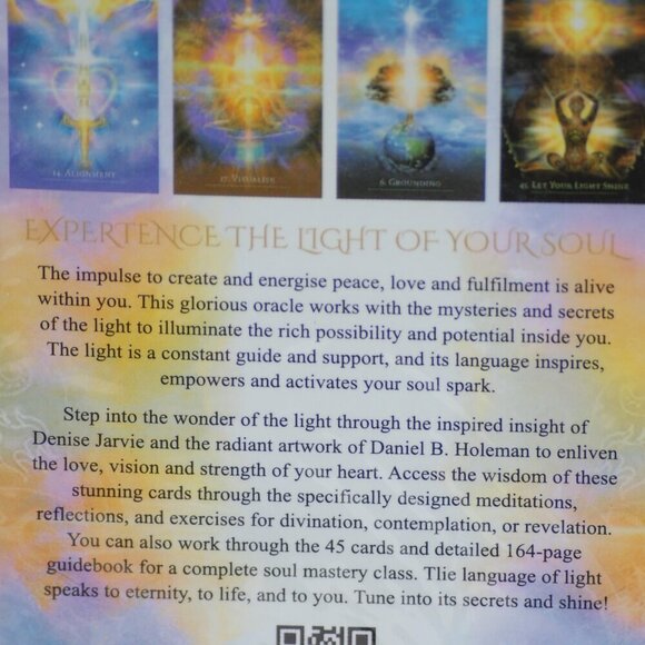 Secret Language of Light Oracle Deck 45 Tarot Cards Guidebook by Denise Jarvis - Picture 3 of 4